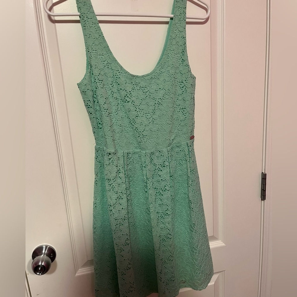 Mint green A-line dress
